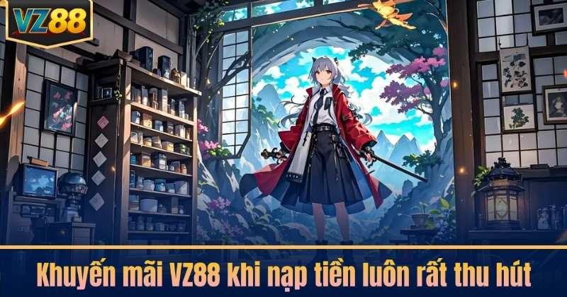Khuyến mãi VZ88 khi nạp tiền luôn rất thu hút